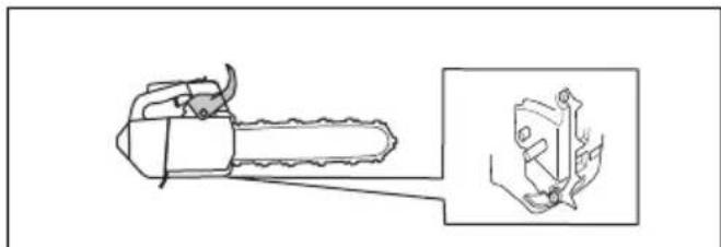 HUSQVARNA ST 424 - Wychwytnik lancucha - 1