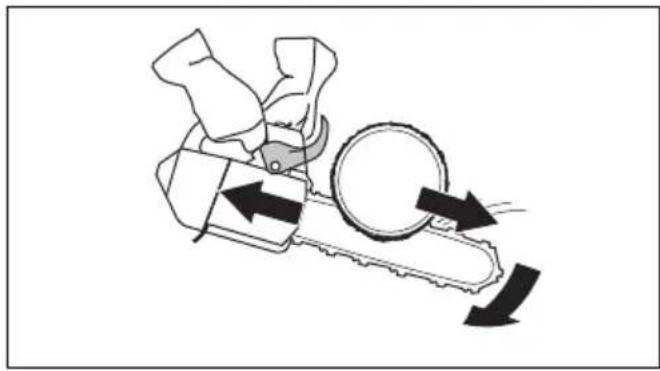 HUSQVARNA ST 424 - Ciecie poprzej nacisk i ci Tiecie poprzej podciaganie. - 2