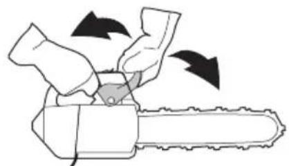 HUSQVARNA ST 424 - Kontrollere kastbeskyttelsen - 1