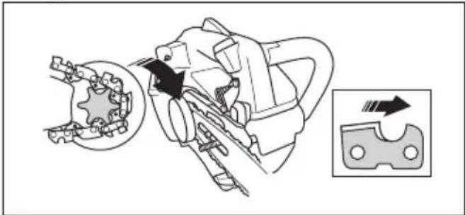 HUSQVARNA ST 424 - Montere sverdet og sagkjedet - 2