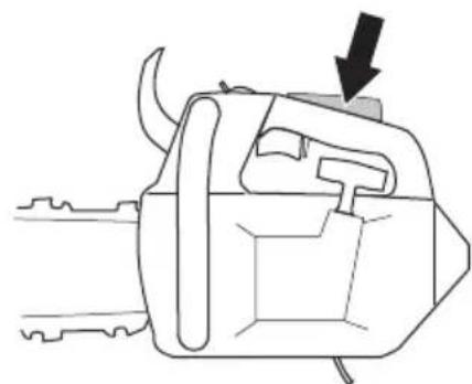 HUSQVARNA ST 424 - Kontrollere gassregulatorsperren og gassregulatoren - 2