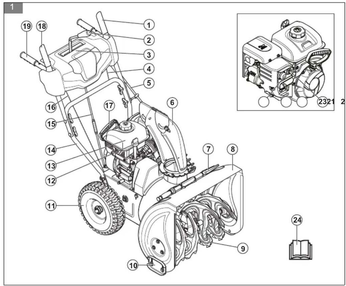HUSQVARNA ST 124 - 1