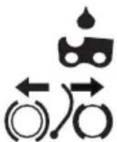 HUSQVARNA 445 II - I symboli sulla macchina: - 9