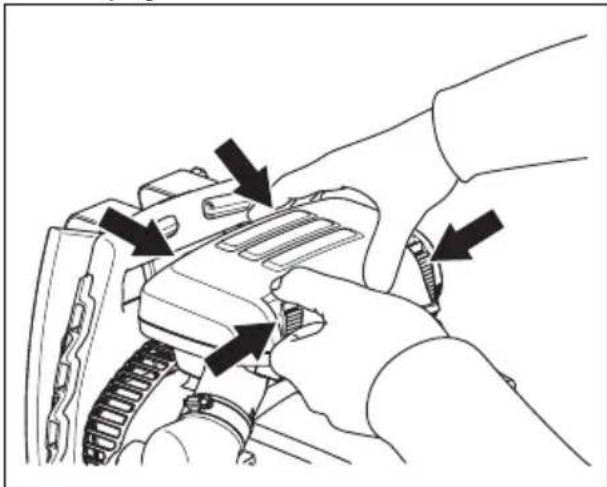 HUSQVARNA 360BT - Ohuftri puhastamine (570BTS, 580BTS) - 2