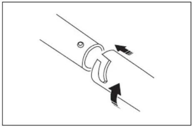 HUSQVARNA 360BT - Montaje del tubo de soplado y del mango de control en el producto - 4