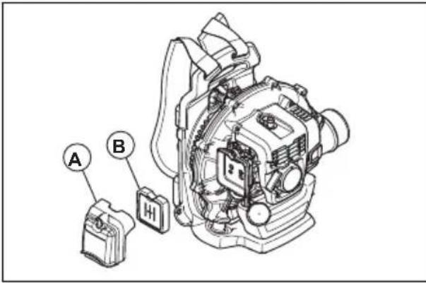 HUSQVARNA 360BT - Cistenie vzduchového filtra (360BT) - 1