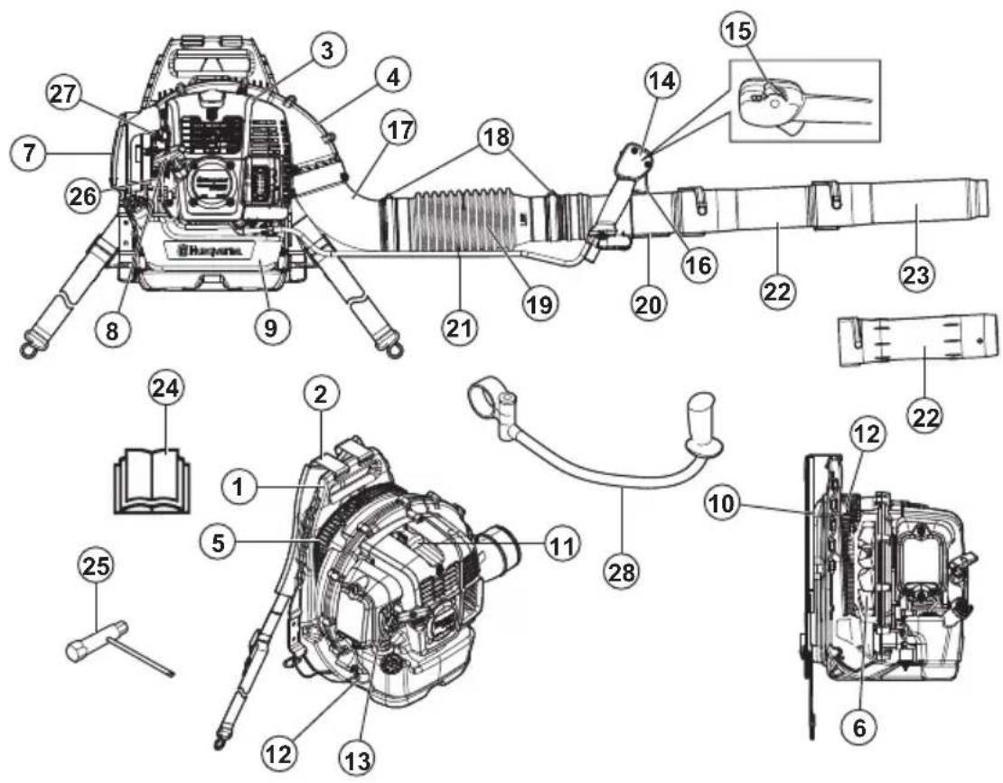 HUSQVARNA 360BT - Productverzicht (360BT) - 1