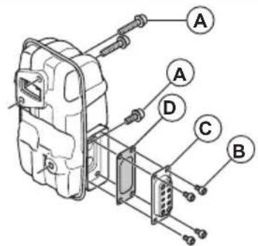 HUSQVARNA 360BT - Efetuar a manutenção do silenciador - 1