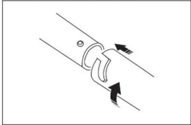 HUSQVARNA 360BT - Slik monterer du blaseroret og regulatorhandtaket på produitet - 4