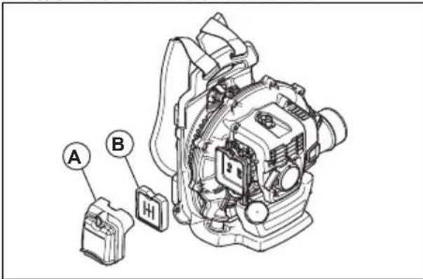 HUSQVARNA 360BT - Czyszczenie filtrapowietrza (360BT) - 1