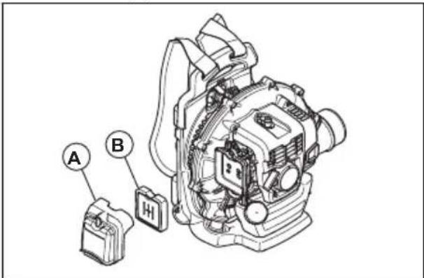 HUSQVARNA 360BT - Slik rengjor du luftfilteret (360BT) - 1