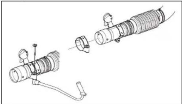 HUSQVARNA 360BT - A fogantyú összeszerelése (opinionális tartozék) - 1