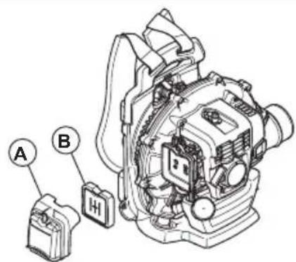 HUSQVARNA 360BT - Nettoyage du filtré à air (360BT) - 1
