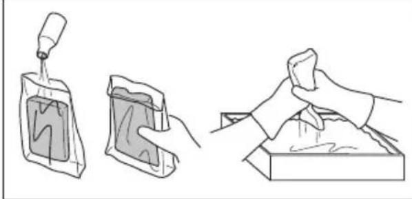 HUSQVARNA 360BT - Oli kandmine vahtplastist ohufiltrile (360BT) - 3
