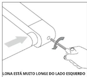 Vision Fitness T600 - TENSIONAMENTO DA LONA - 4
