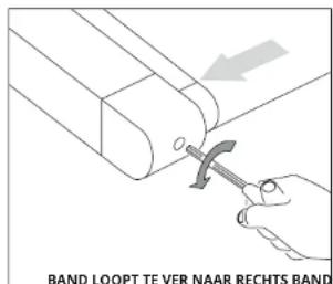 Vision Fitness T600 - DE LOOPBAND AANSPANNEN - 3