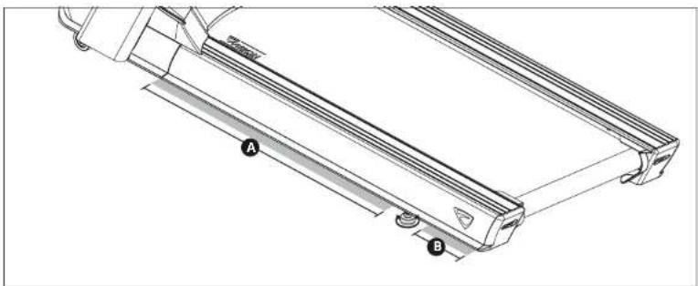 Vision Fitness T600 - DéPLACEMENT DU TAPIS ROULANT - 1