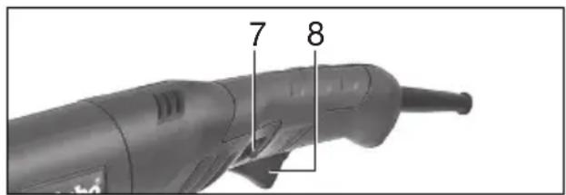 METABO W 1080115 - Maskiner med sakerhetsbrytare (med dödmansgrepp): - 1