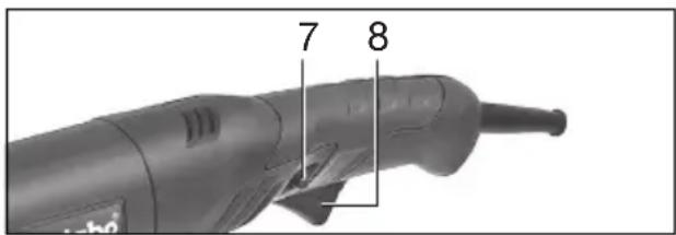 METABO W 1080115 - Włączanie i wyłączanie - 4