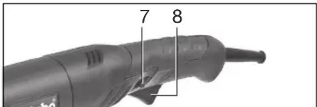 METABO W 1080115 - 3JIeKTHpOHNcTpymEHTbIC npedoxpaHHTeNbHbIM BbIKIOUaTeJeM (c yHNKUne6e3OnacHO 0ctaHOBa): - 1