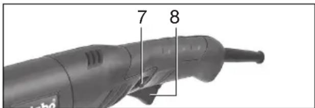 METABO W 1080115 - Maschinen mit Sicherheitsschalter (mit Totmannfunktion): - 1
