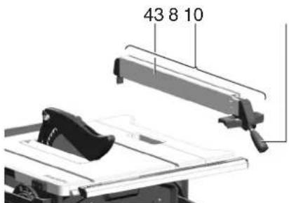 METABO TS 3618 LTX BL 254 - Parallelanschlag einstellen - 1