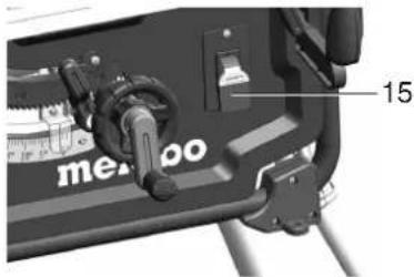 METABO TS 3618 LTX BL 254 - Włacznik/wyłacznik - 1