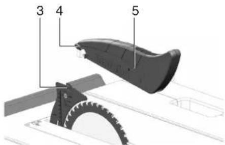 METABO TS 3618 LTX BL 254 - Blade guard installation - 1