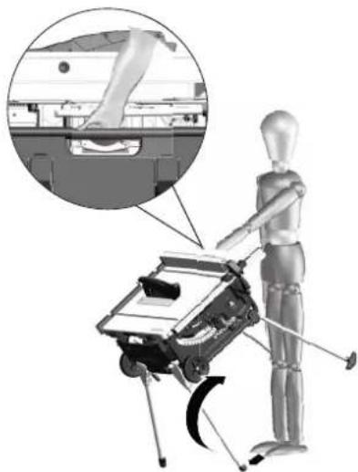 METABO TS 3618 LTX BL 254 - Opstilling med maskinstativ: - 4