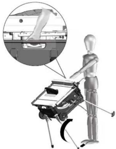 METABO TS 3618 LTX BL 254 - Opstelling met machinestandaard: - 4