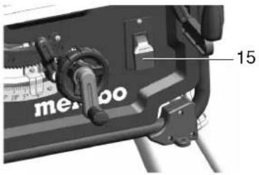 METABO TS 3618 LTX BL 254 - Be-/kikapcsoló - 1