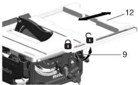 METABO TS 3618 LTX BL 254 - Perynnpobha pacwnpehna cTola - 1
