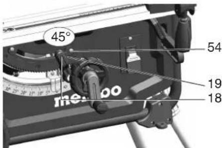 METABO TS 3618 LTX BL 254 - Aanslagbegrenzing instellen - 1