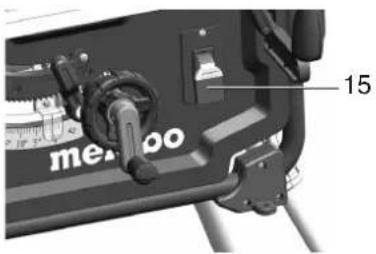 METABO TS 3618 LTX BL 254 - Botão Ligar/Desligar - 1