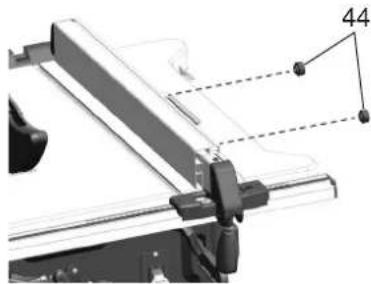 METABO TS 3618 LTX BL 254 - Indstilling af parallelanslaget - 2