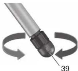 METABO TS 3618 LTX BL 254 - Umisteni's podstavcem stroje: - 5