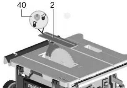 METABO TS 3618 LTX BL 254 - Veszély! - 1