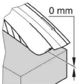 METABO TS 3618 LTX BL 254 - Sahauskorkeuden saatö - 2