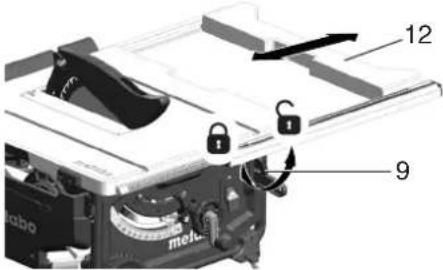 METABO TS 3618 LTX BL 254 - i Aanwijizing: - 1