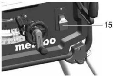 METABO TS 3618 LTX BL 254 - Interrupteur de marche/arrêt - 1