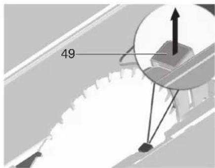 METABO TS 3618 LTX BL 254 - Gevaar! - 2