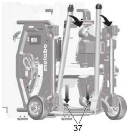 METABO TS 3618 LTX BL 254 - YCTAHOBHcO CTAHHOH: - 2