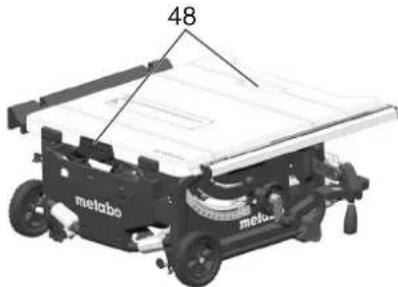 METABO TS 3618 LTX BL 254 - Danger of crushing - 1