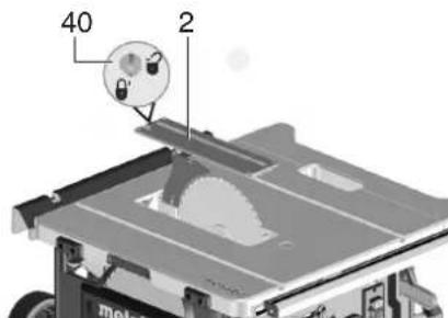 METABO TS 3618 LTX BL 254 - Wskazówka: - 1