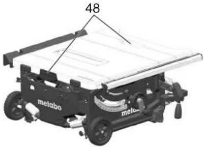 METABO TS 3618 LTX BL 254 - Becsipodés veszelye - 1