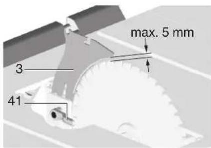 METABO TS 3618 LTX BL 254 - Nota: - 2