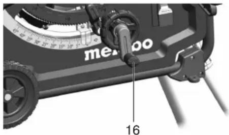 METABO TS 3618 LTX BL 254 - Schnitthöhe einstellen - 3