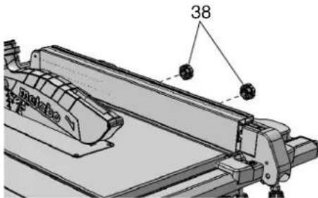 METABO TS 216 Floor - Per bloccare, spingere la leva di bloccaggio (12) verso il basso. - 2