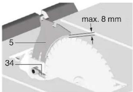 METABO TS 216 Floor - Nota: - 1