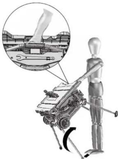 METABO TS 216 Floor - Oppstilling med maskinstativ: - 4